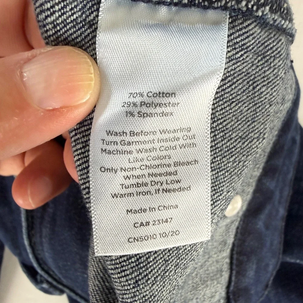 Talbots Womens Dark Wash Trouser Jeans Wide Leg High Rise Blue Size 6‎